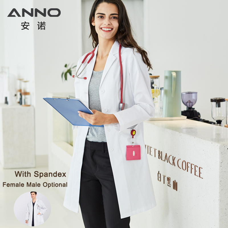 Medical Lab Work - ANNO-Uniformes de Laboratório de Manga Comprida