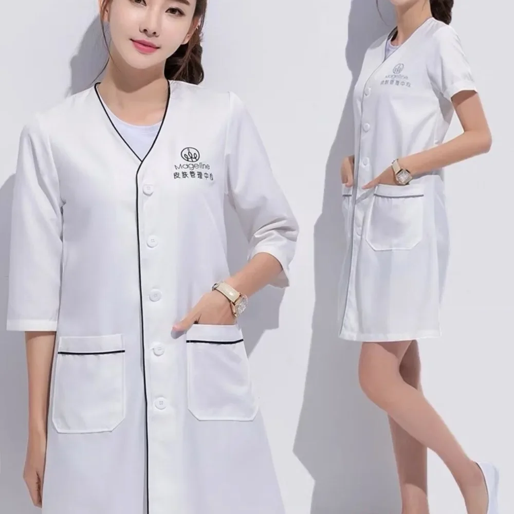 Medical Lab Work - Uniforme de Beleza Personalizado com Logo,