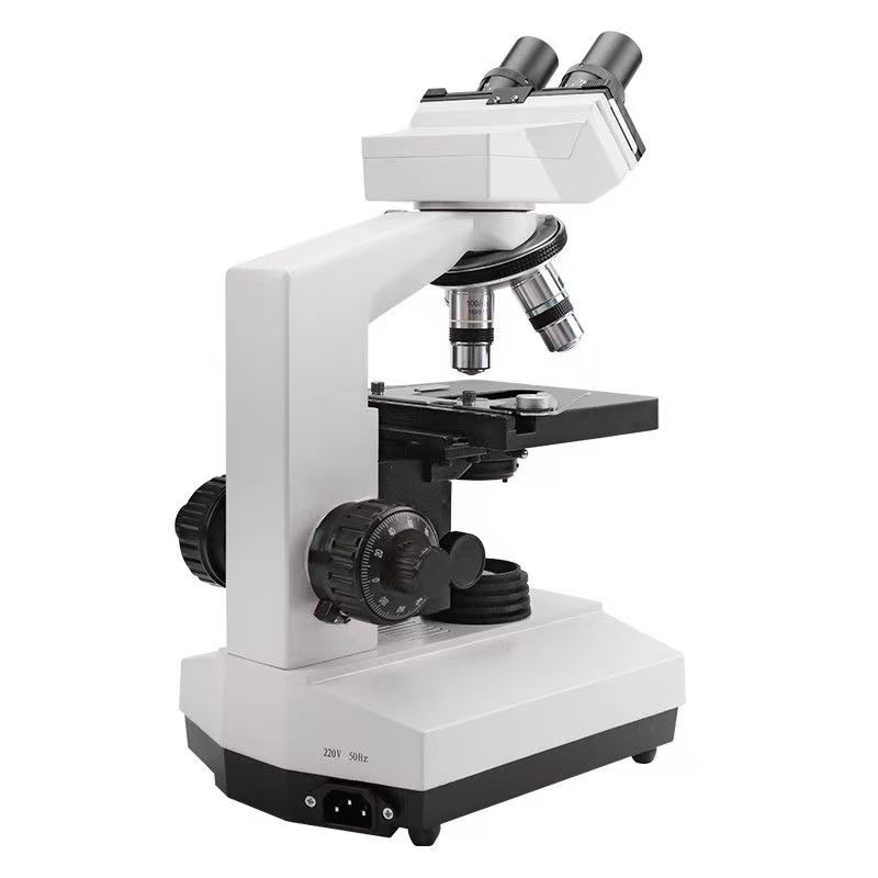 Medical Lab Study - Microscópio Óptico Binocular para Laboratório Médico