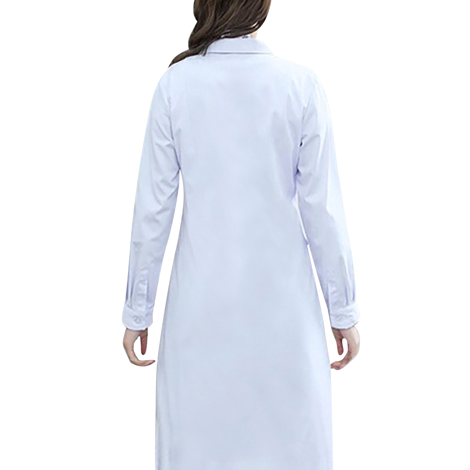 Jaleco branco para mulheres, h - Medical Lab Work avaliação e preço