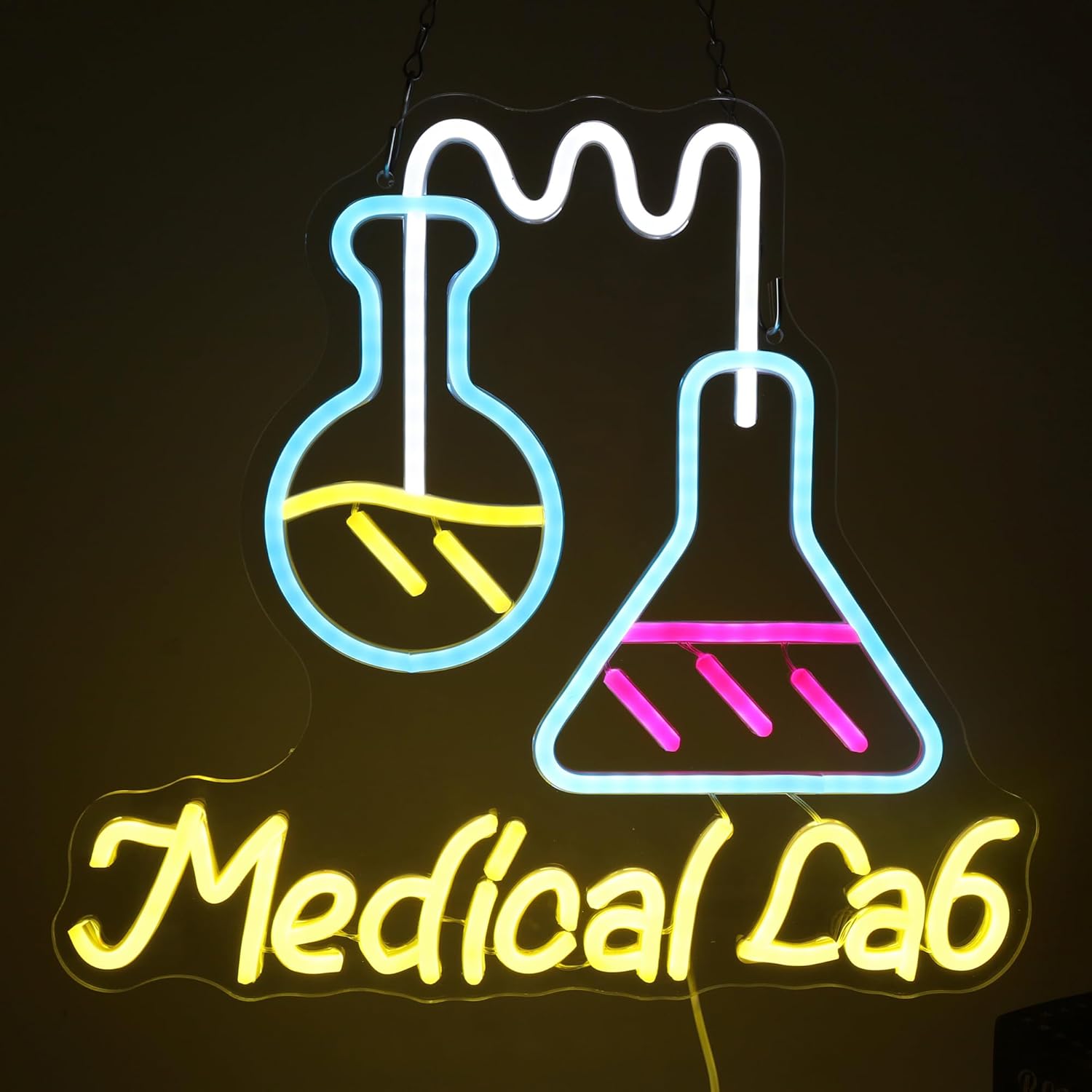 Letreiro de Neon para Laborató - Medical Lab Study avaliação e preço