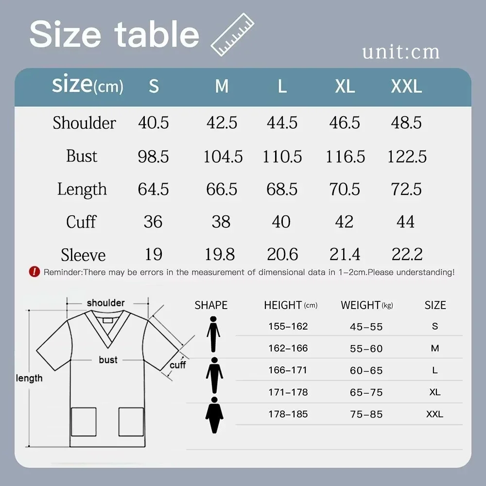 Women Short Sleeve V Neck Shir - Medical Lab Work avaliação e preço