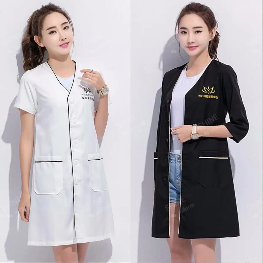 Uniforme de beleza esteticista - Medical Lab Work avaliação e preço